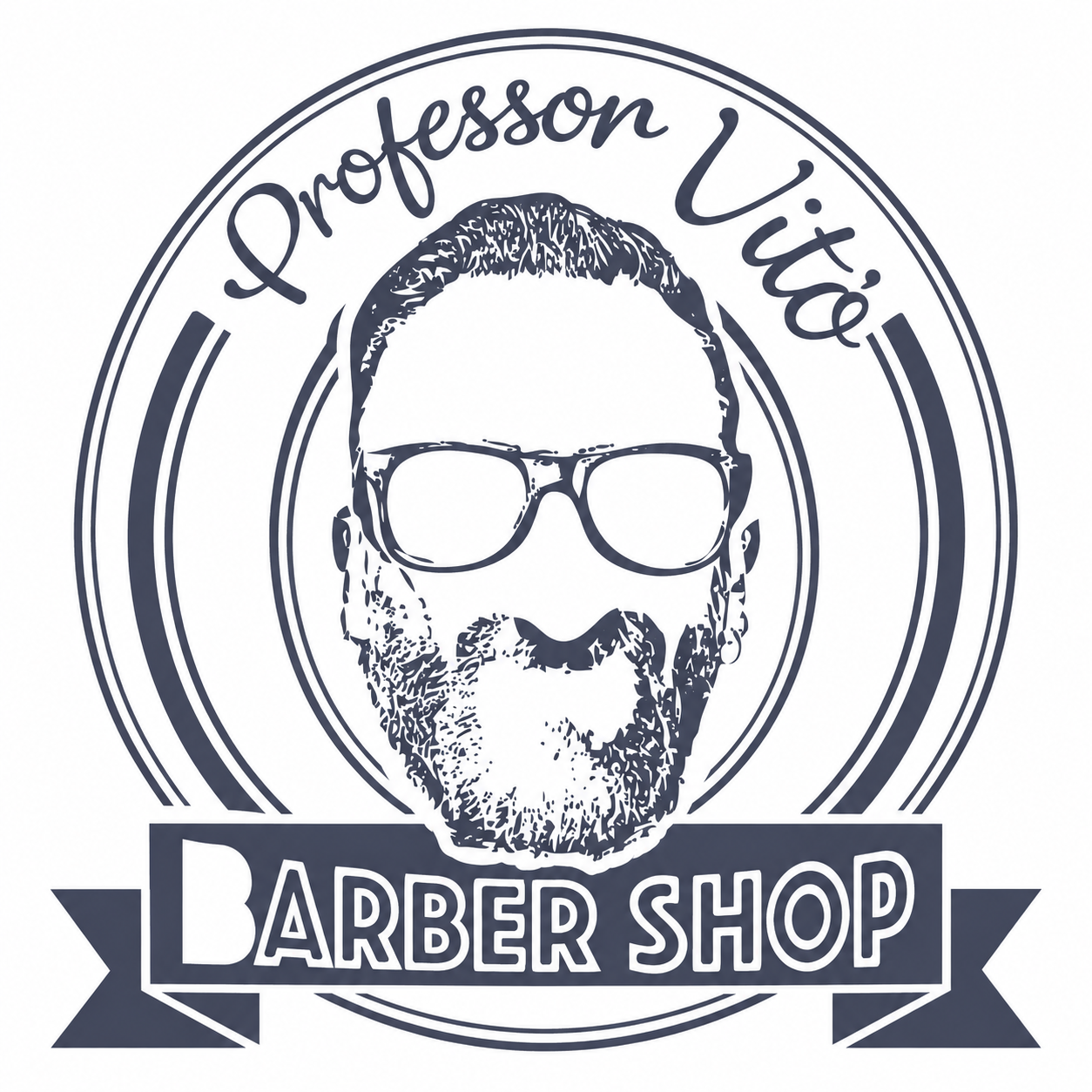 Logo Barbearia do Professor Vitó